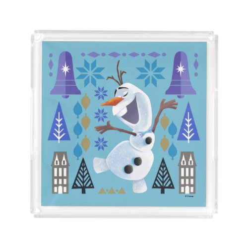Olaf  Snow Magic Acrylic Tray