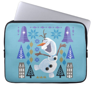 Olaf Snow Magic Laptop Sleeve