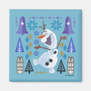 Olaf Snow Magic Magnet