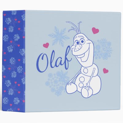 Olaf | Snowflakes 3 Ring Binder