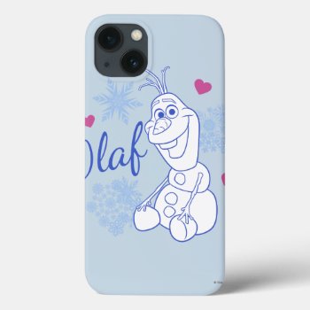 Olaf | Snowflakes Iphone 13 Case by frozen at Zazzle