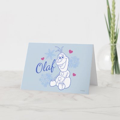 Olaf | Snowflakes Holiday Card