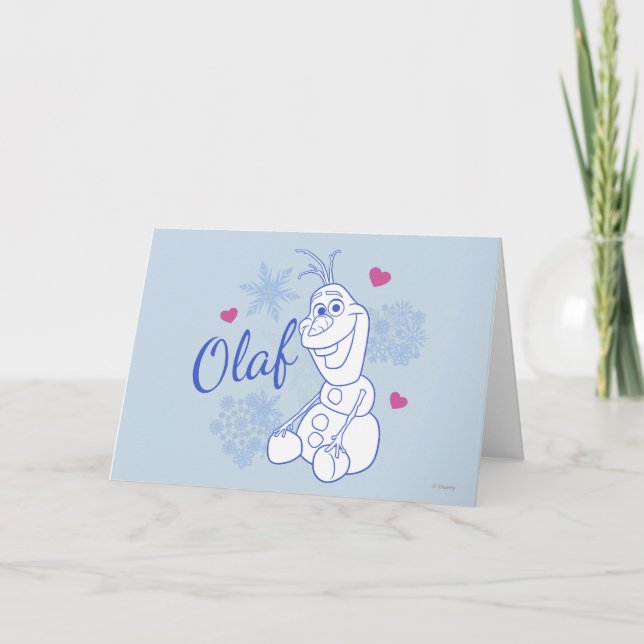 Olaf | Snowflakes Holiday Card (Front)