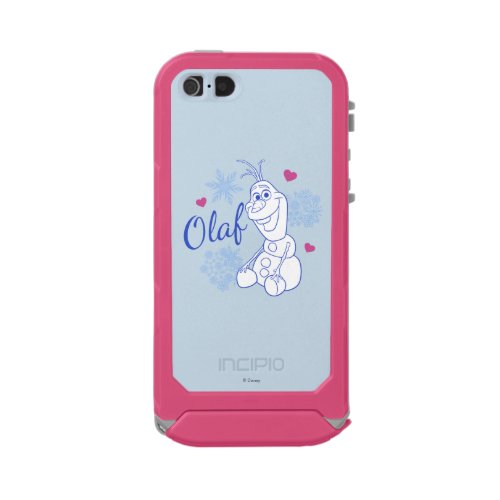 Olaf  Snowflakes Waterproof iPhone SE55s Case