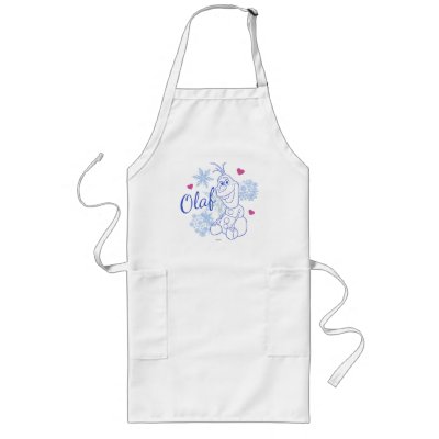 Olaf | Snowflakes Long Apron