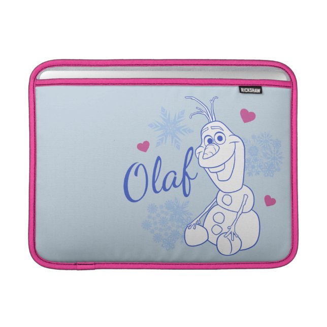 Olaf | Snowflakes MacBook Sleeve (Front Device)