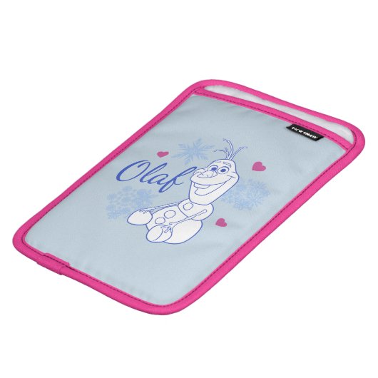 Olaf | Snowflakes Sleeve For iPad Mini (Front Bottom)