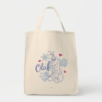 Olaf | Snowflakes Tote Bag by frozen at Zazzle