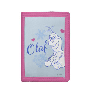 Olaf Snowflakes Tri-fold Wallet