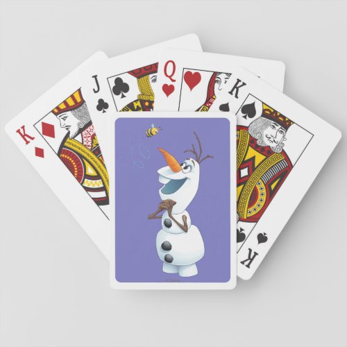 Olaf  Summer Dreams Poker Cards