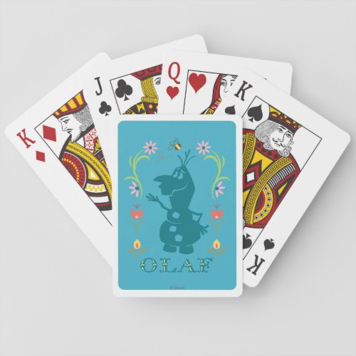 Olaf  Summer Fever Poker Cards