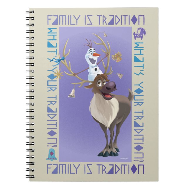 Olaf & Sven | Family is Tradition Notebook (Front)