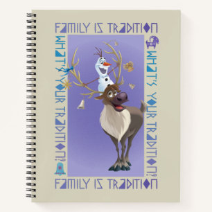 Olaf & Sven   Family is Tradition Notebook