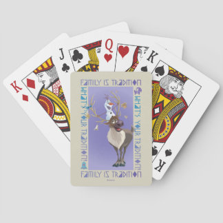 Olaf & Sven | Family is Tradition Playing Cards