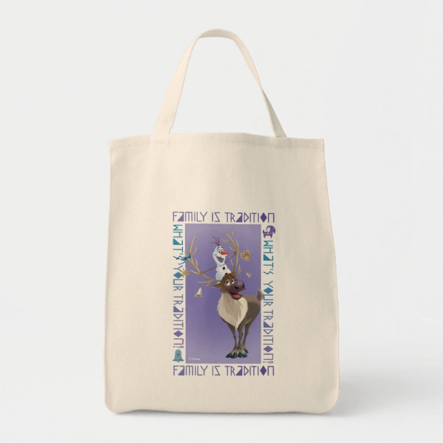 Olaf & Sven | Family is Tradition Tote Bag (Front)