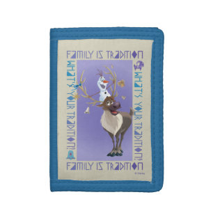 Olaf & Sven   Family is Tradition Trifold Wallet