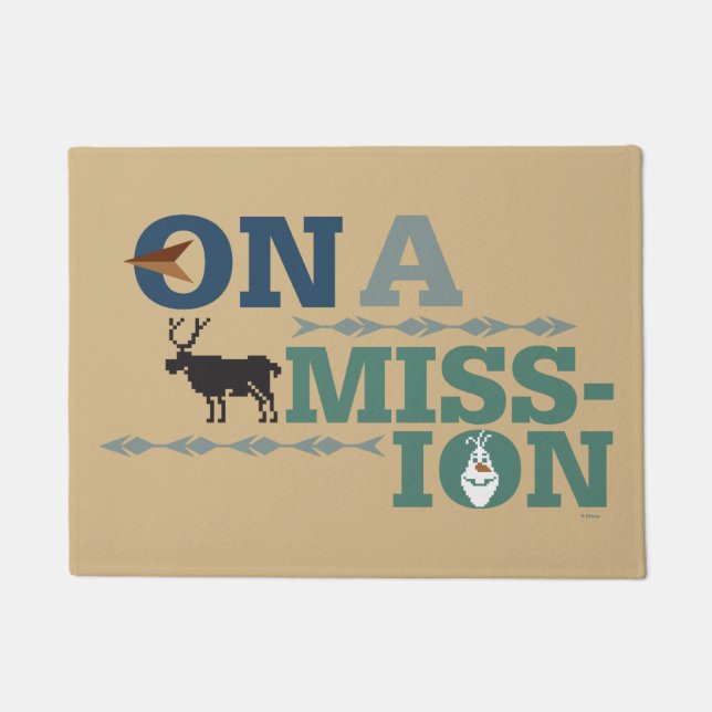 Olaf & Sven | On a Mission Doormat (Front)