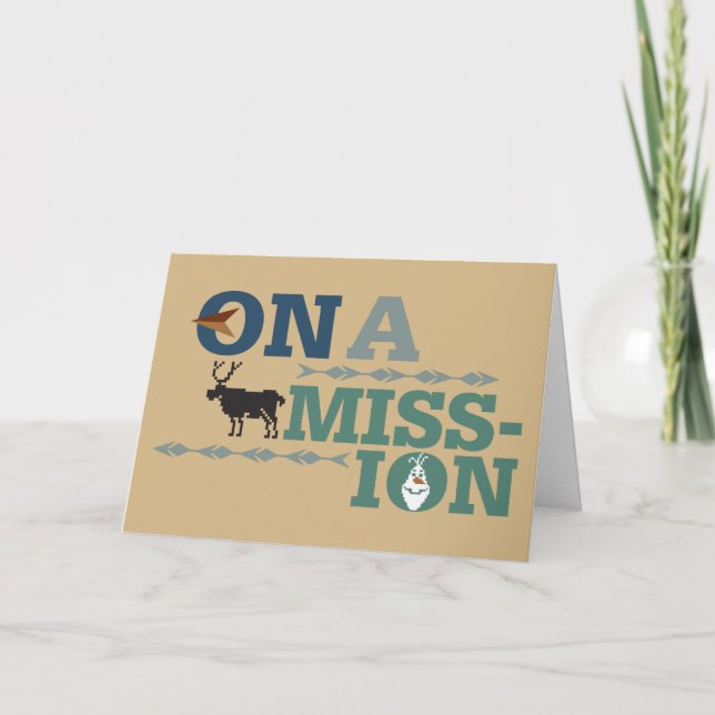 Olaf & Sven | On a Mission Holiday Card (Front)