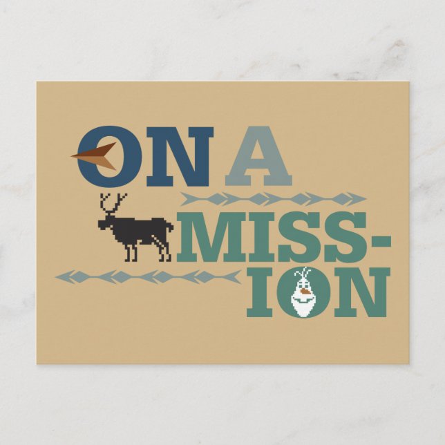 Olaf & Sven | On a Mission Postcard (Front)