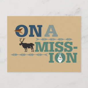Olaf & Sven   On a Mission Postcard