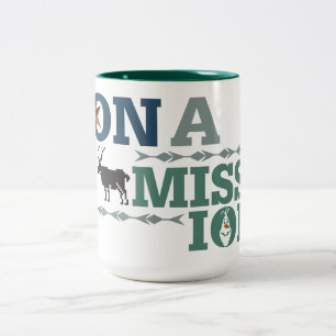 Olaf & Sven   On a Mission Two-Tone Coffee Mug