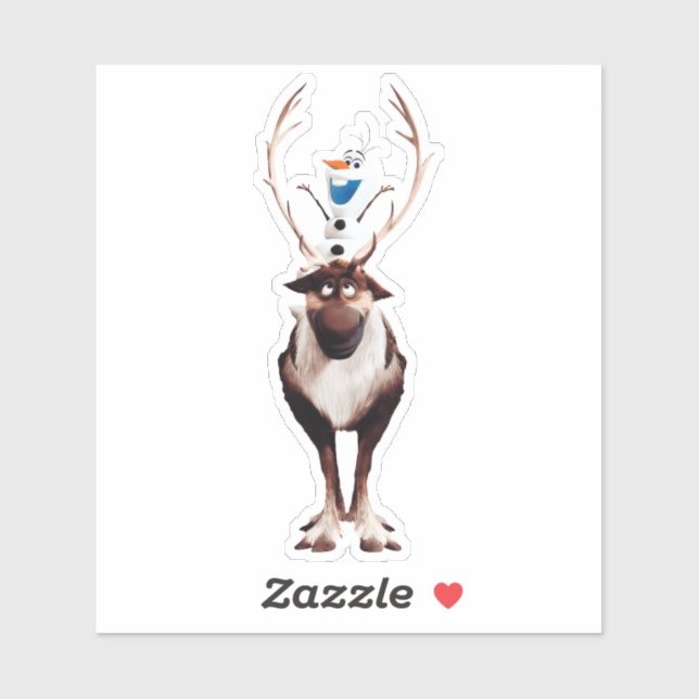 olaf & sven sticker (Sheet)