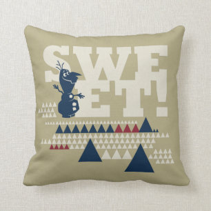 Olaf Sweet! 3 Throw Pillow