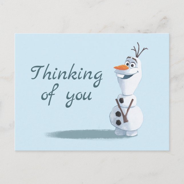 Olaf - Thinking of You Postcard (Front)