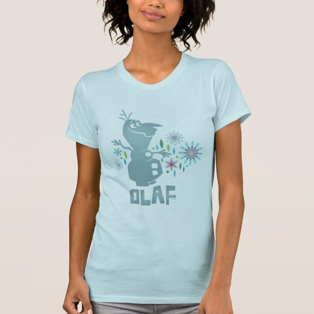 Olaf | Today Will be Perfect - Flowers T-Shirt (Front)