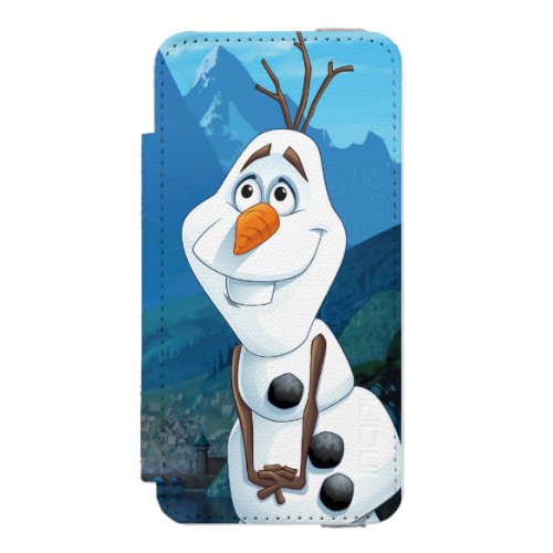 Olaf  Today Will be Perfect iPhone SE55s Wallet Case