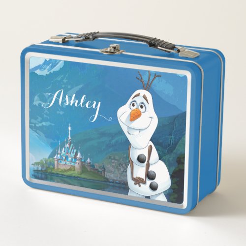 Olaf  Today Will be Perfect Metal Lunch Box