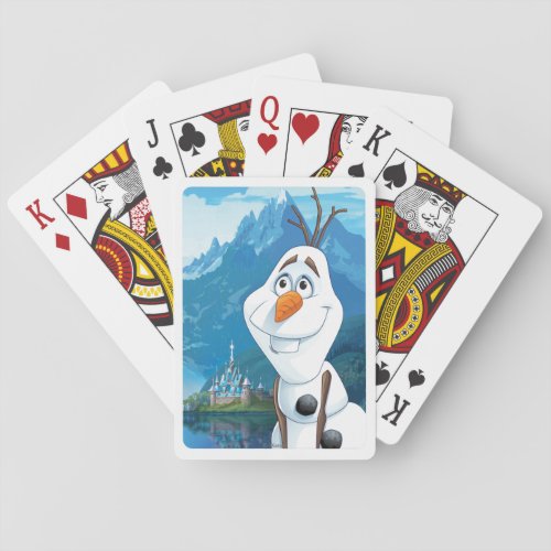 Olaf  Today Will be Perfect Poker Cards