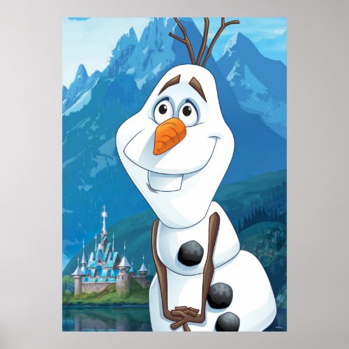 Olaf  Today Will be Perfect Poster
