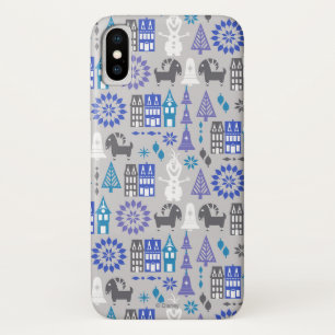 Olaf Warm Hugs All Around Pattern iPhone X Case