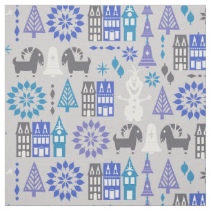 Olaf Warm Hugs All Around Pattern Fabric