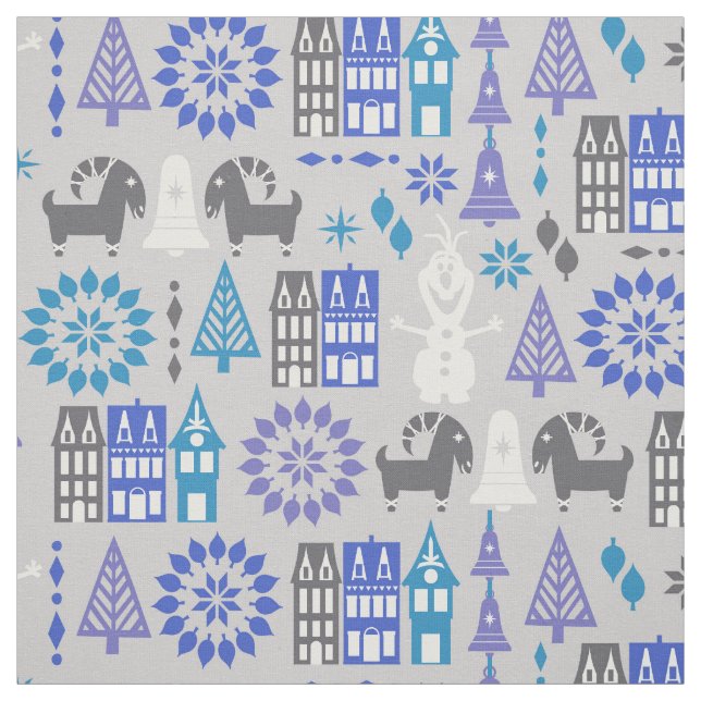 Olaf | Warm Hugs All Around Pattern Fabric (Swatch)