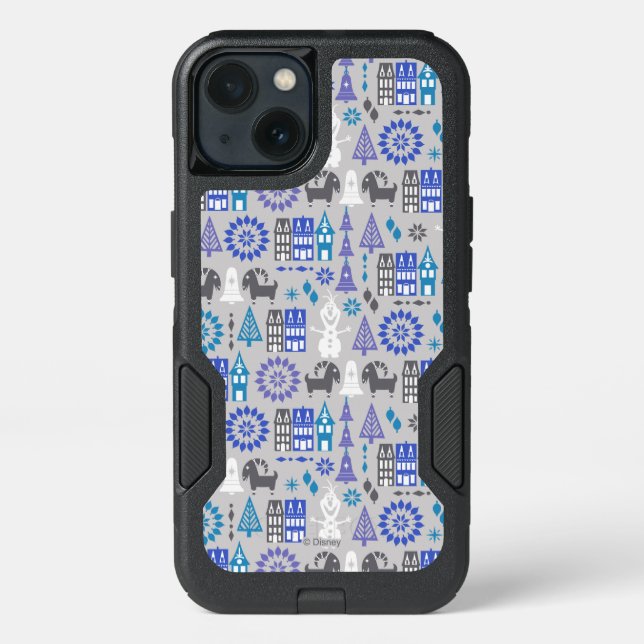 Olaf | Warm Hugs All Around Pattern Otterbox iPhone Case (Back)