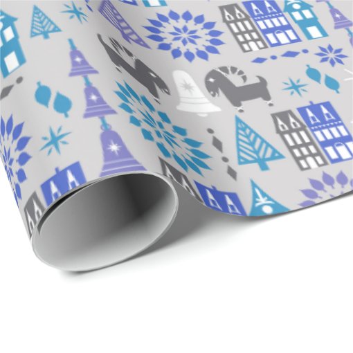 Olaf | Warm Hugs All Around Pattern Wrapping Paper | Zazzle