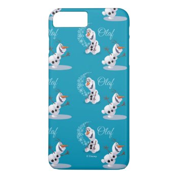 Olaf | Wave Of Snowflakes Iphone 8 Plus/7 Plus Case by frozen at Zazzle
