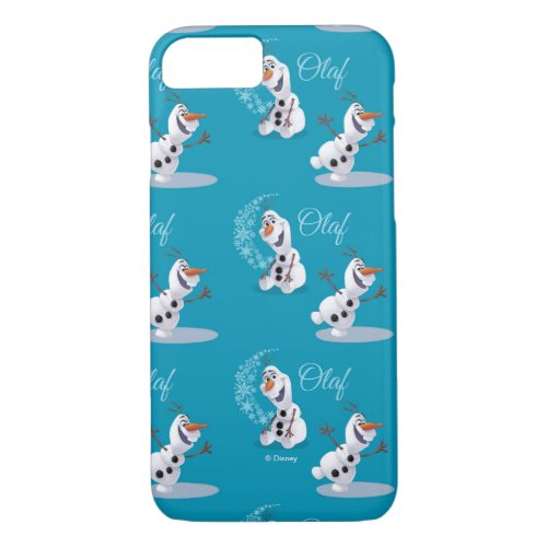 Olaf  Wave of Snowflakes iPhone 87 Case