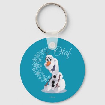 Olaf | Wave Of Snowflakes Keychain by frozen at Zazzle