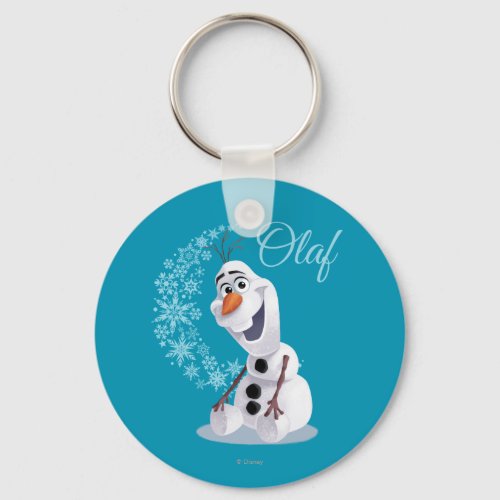 Olaf  Wave of Snowflakes Keychain