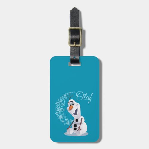 Olaf  Wave of Snowflakes Luggage Tag