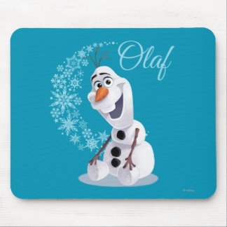 Olaf | Wave of Snowflakes Mouse Pad