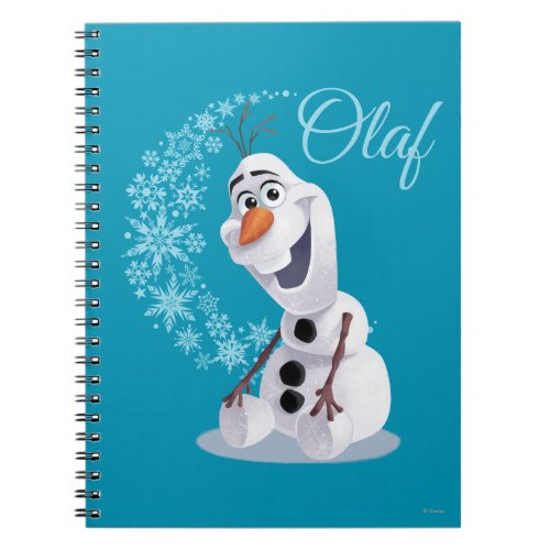 Olaf  Wave of Snowflakes Notebook
