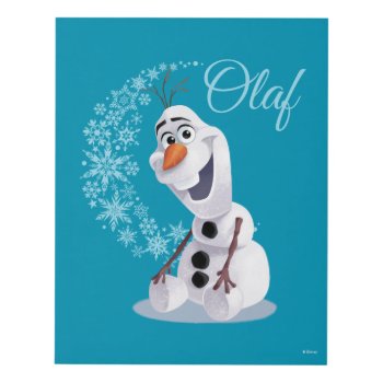 Olaf | Wave Of Snowflakes Panel Wall Art by frozen at Zazzle