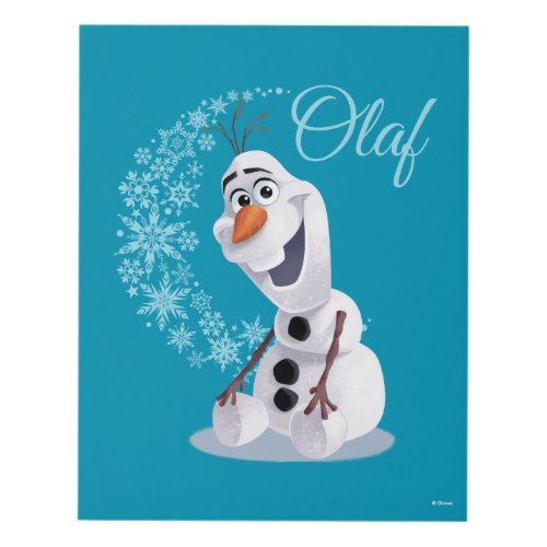 Olaf  Wave of Snowflakes Panel Wall Art