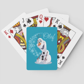 Olaf | Wave of Snowflakes Playing Cards