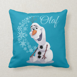 Olaf | Wave of Snowflakes Throw Pillow