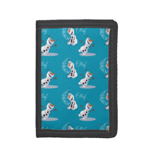 Olaf   Wave of Snowflakes Tri-fold Wallet